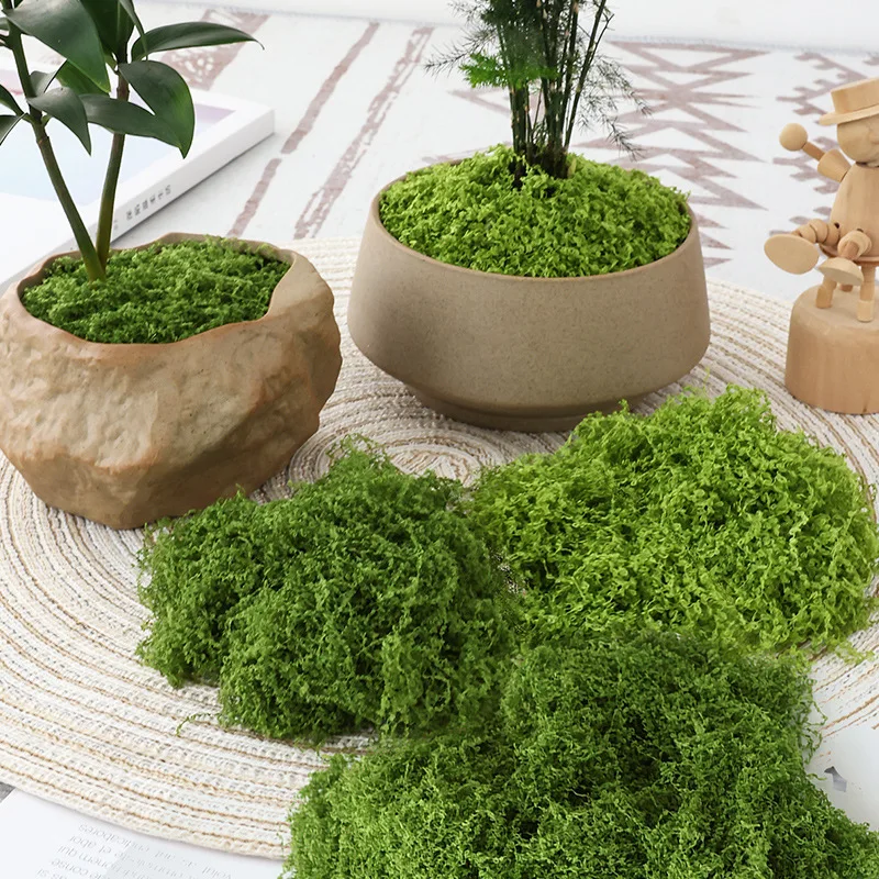 Terrarium Moss Art - 1Pc Rumput Buatan Tiruan, Alas Rumput