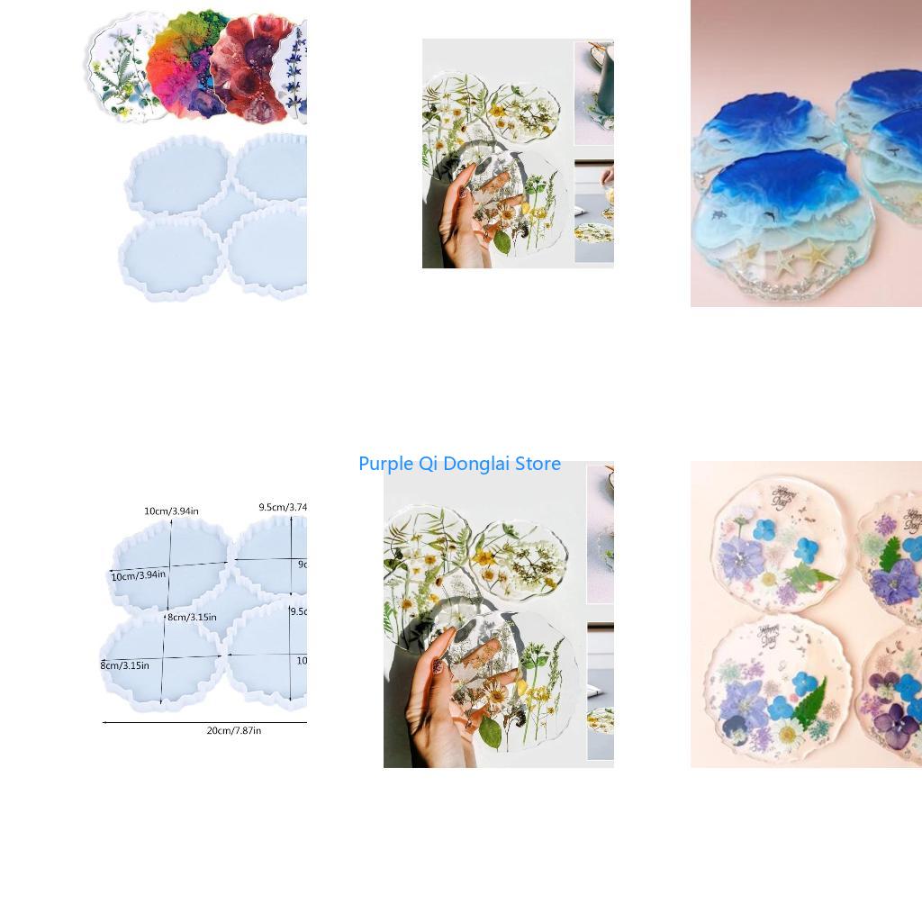 Geode Mold Silicone - L21E 4 In 1 Cetakan Tuang
