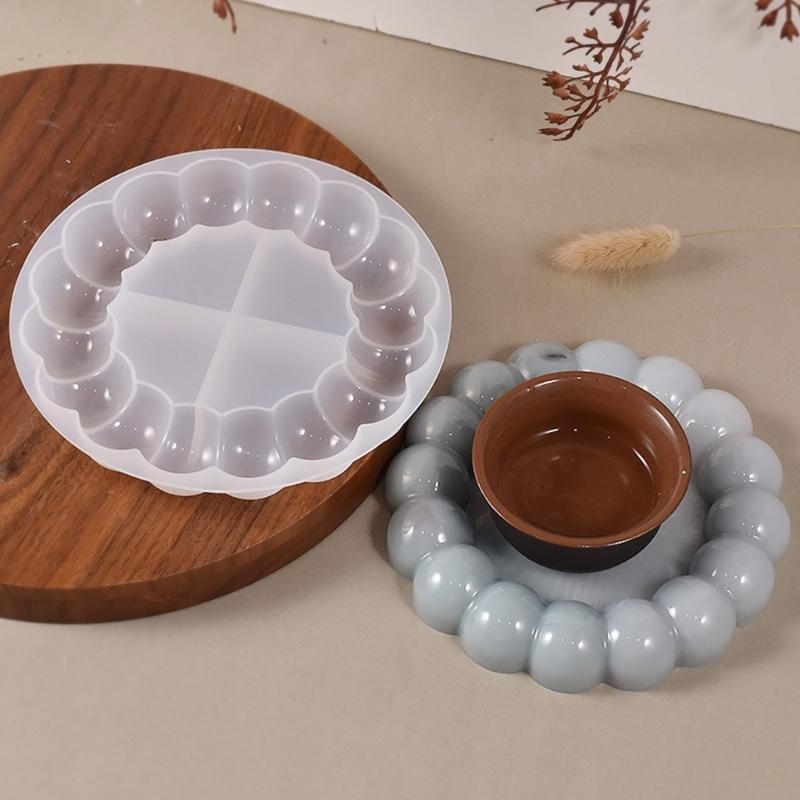 Geode Mold Silicone - Cetakan Resin, Cetakan Silikon Gelembung untuk