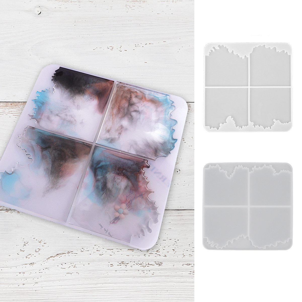 Cetakan Resin Silikon dengan M - Resin Ocean Wave Mold ulasan dan harga