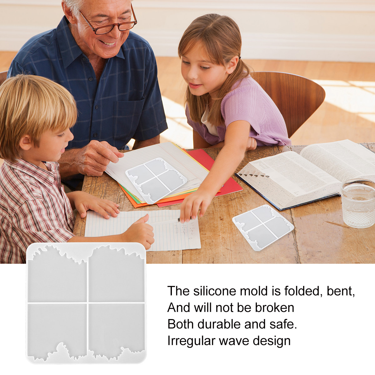 Cetakan Resin Silikon dengan M - Resin Ocean Wave Mold ulasan dan harga