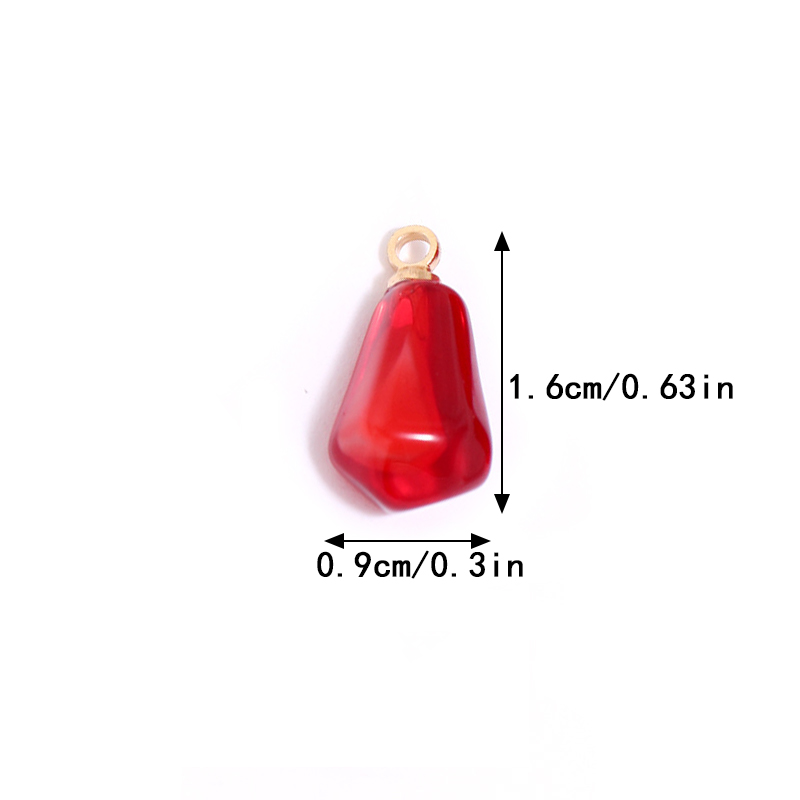 10pcs Liontin Resin Biji Delim - Resin Craft Projects ulasan dan harga