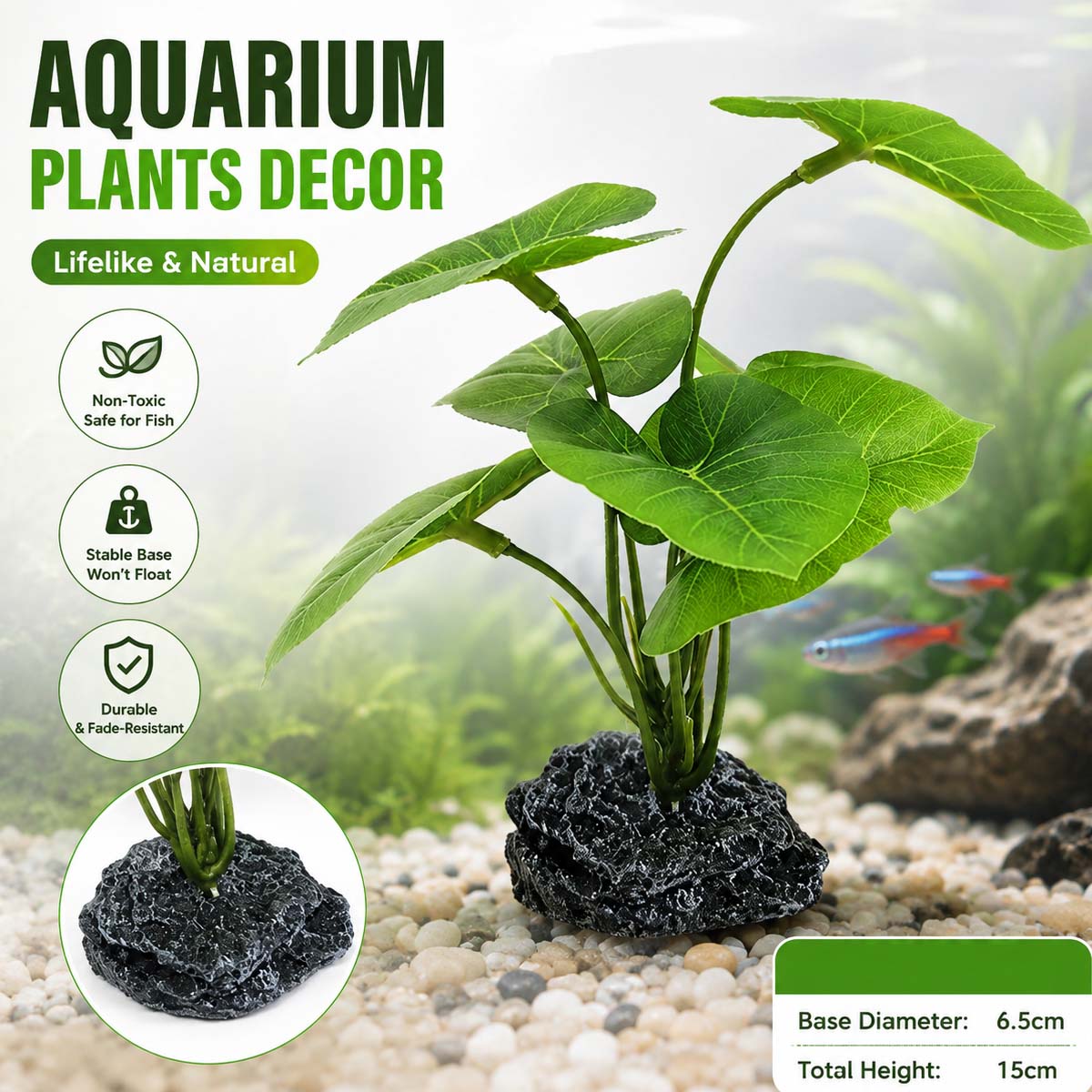 1 buah Tanaman Simulasi Akuari - Terrarium Moss Art ulasan dan harga