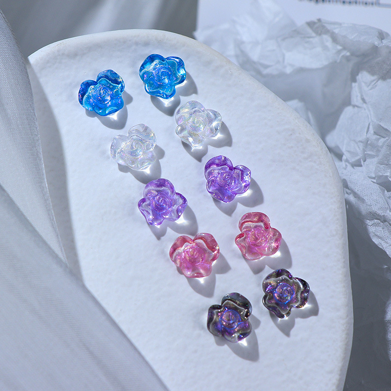 50 buah/pak, ukuran 10x10 mm,  - Resin Glitter Pack ulasan dan harga