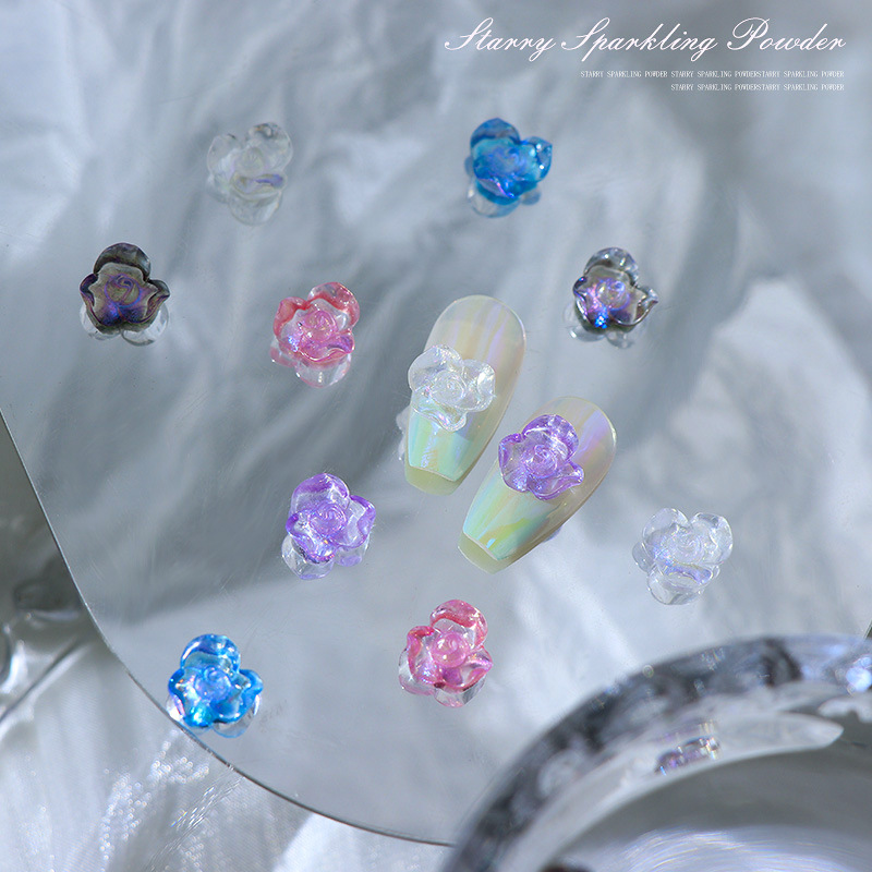 50 buah/pak, ukuran 10x10 mm,  - Resin Glitter Pack ulasan dan harga