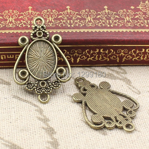 50 pcs/lot Paduan Perunggu Ton - Bezels Set Pendant ulasan dan harga