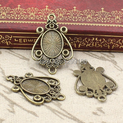 50 pcs/lot Paduan Perunggu Ton - Bezels Set Pendant ulasan dan harga