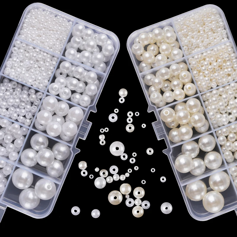 800pcs Manik-manik Resin Mutia - Resin Crafts ulasan dan harga