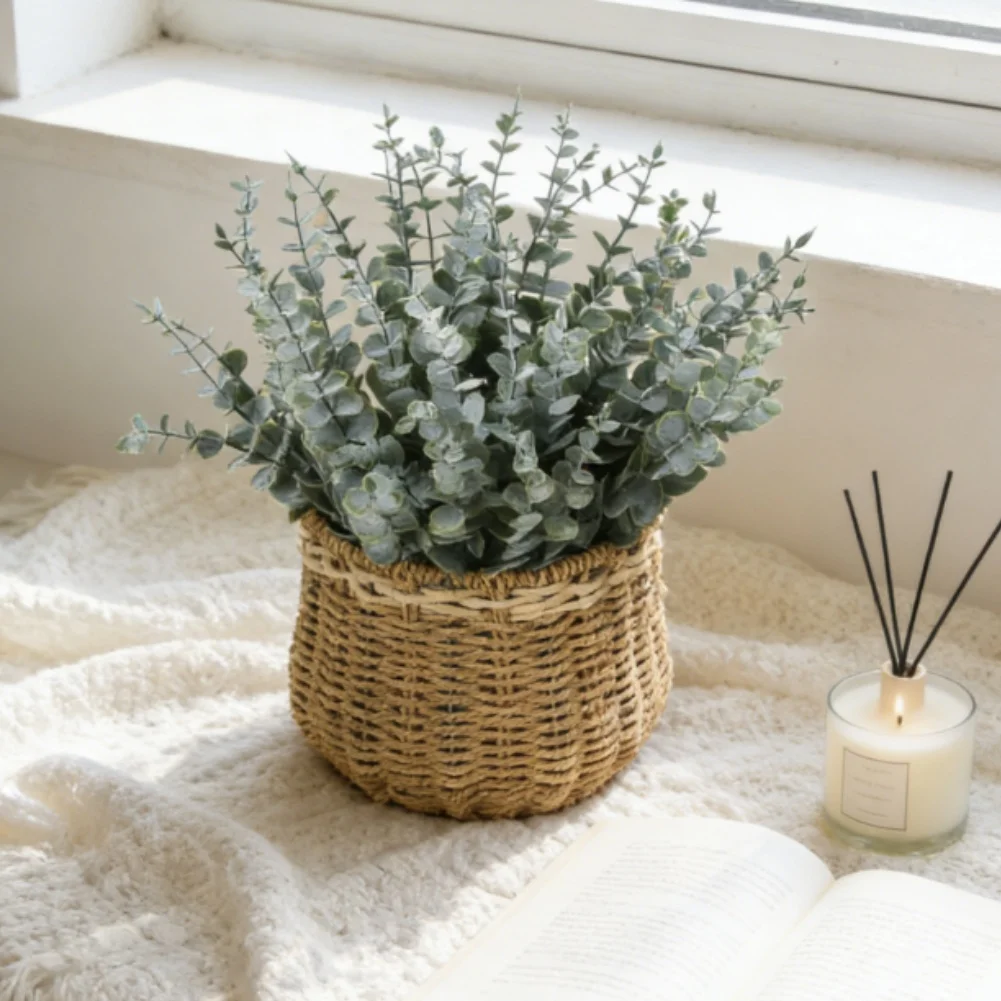 Buket Daun Eucalyptus Buatan D - Terrarium Moss Art ulasan dan harga