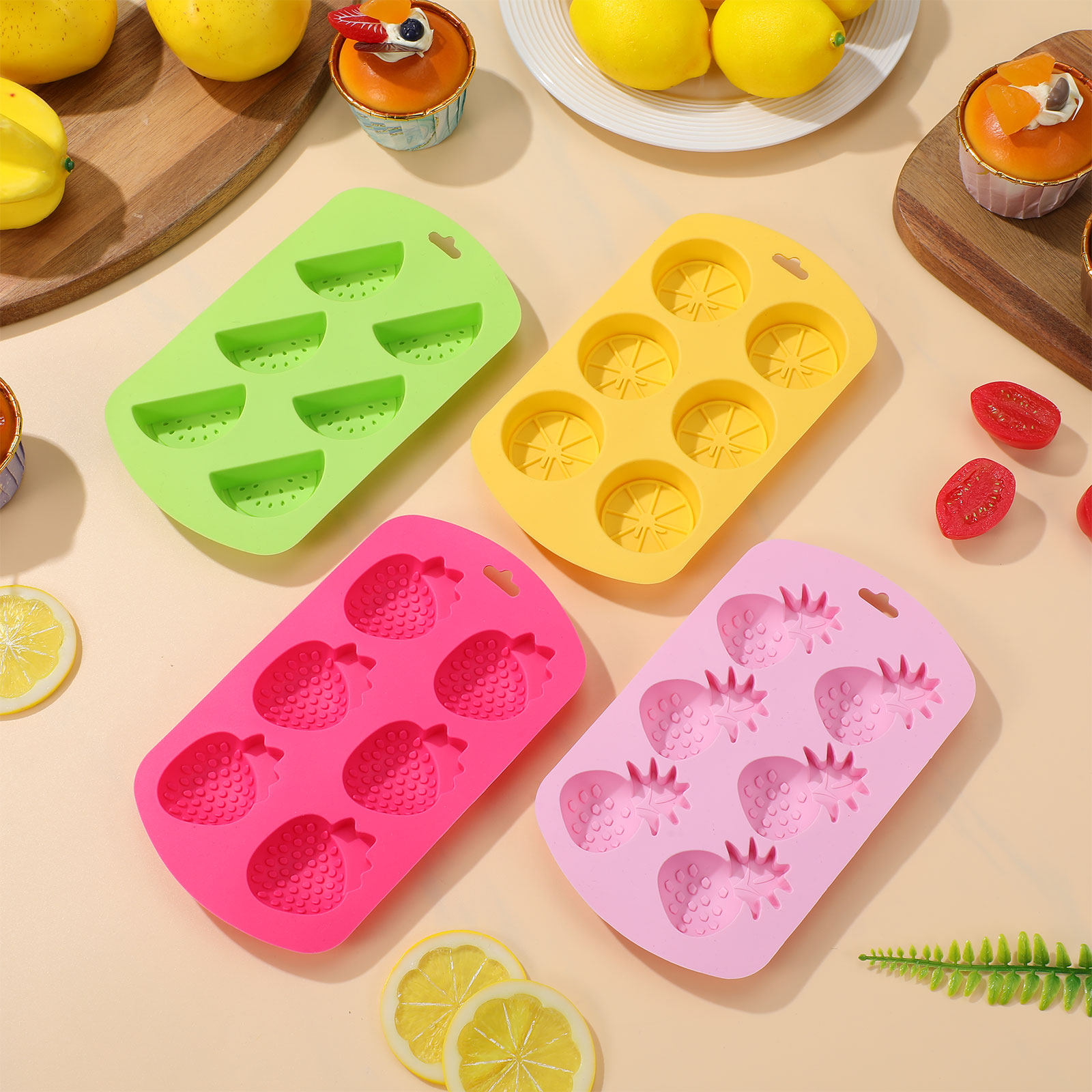 4 Buah Cetakan Cokelat Silikon - Silicone Mold Tray ulasan dan harga