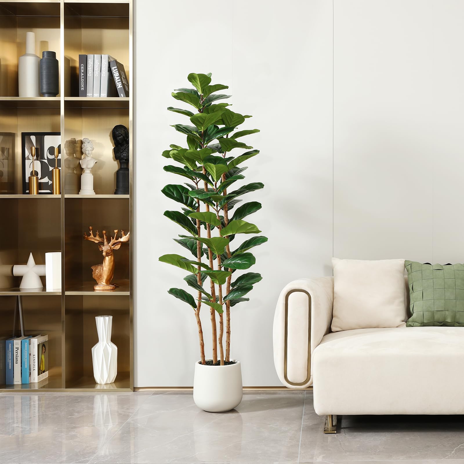 Pohon Ficus Artifisial dengan  - Terrarium Moss Art ulasan dan harga